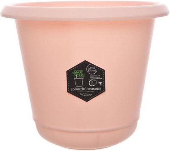 Foto: Desert potten serie plastic flower pot soft pink dia24x22cm
