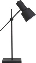 Tafellamp 15x15x68-82 cm PRESTON zwart