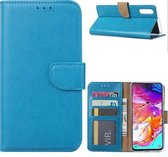 Xssive Hoesje voor Samsung Galaxy A70 - Book Case - Turquoise
