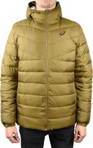 Asics Padded Jacket 2031A394-200, Mannen, Bruin, Sportjas maat: M