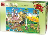 King Funny Comic Puzzel - Just Married - 1000 Stukjes Legpuzzel (68 x 49 cm)