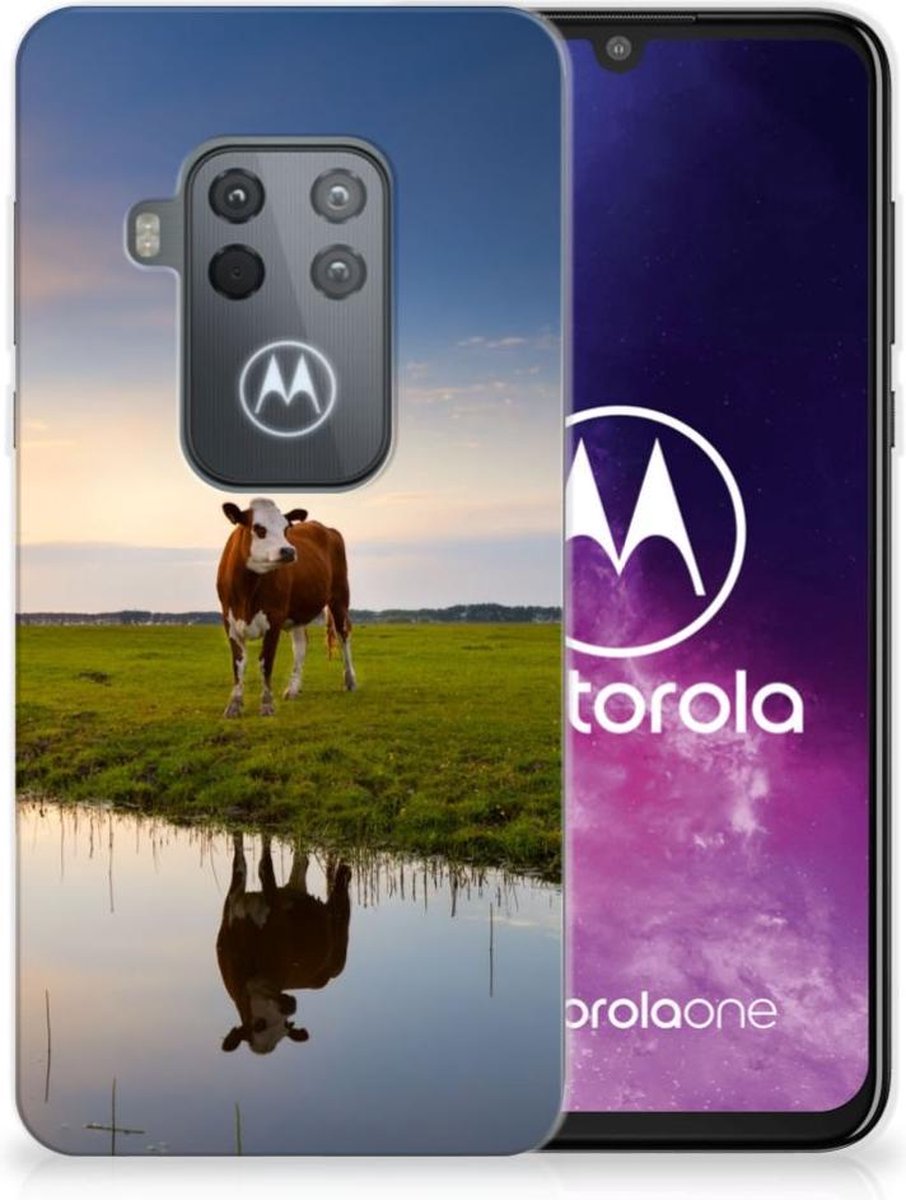 Motorola One Zoom TPU Hoesje Koe
