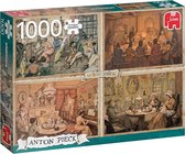 Jumbo Premium Collection Puzzel Anton Pieck Sfeer in de Woonkamer - Legpuzzel - 1000 stukjes