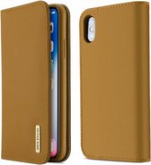 iPhone XR hoesje - Dux Ducis Wish Wallet Book Case - Bruin