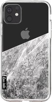 Casetastic Apple iPhone 11 Hoesje - Softcover Hoesje met Design - Marble Transparent Print