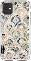Casetastic Apple iPhone 11 Hoesje - Softcover Hoesje met Design - Art Deco Marble Tiles Print