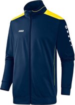 Jako - Polyester jacket Cup Senior - Sportvesten Heren Blauw - S - marine/citroen