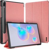 Samsung Galaxy Tab S6 hoes - Dux Ducis Domo Book Case - Roze