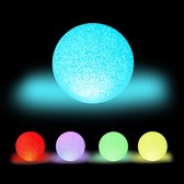 Relaxdays led lichtbol kleurverandering - sfeerverlichting - 15 cm doorsnede - voor binnen