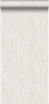 Origin papier peint planches de bois veiné blanc ivoire - 347554