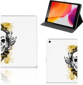 iPad 10.2 (2019) | iPad 10.2 (2020) | iPad 10.2 (2021) Tablettasje Skull Gold