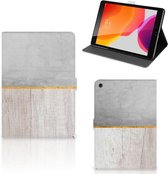 iPad 10.2 (2019) | iPad 10.2 (2020) | iPad 10.2 (2021) Book Cover Wood Concrete