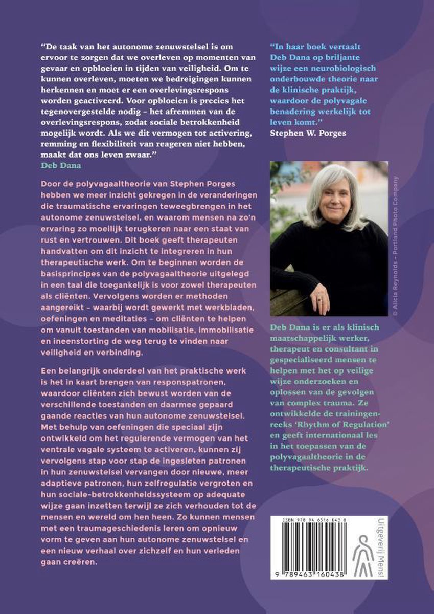 De polyvagaaltheorie in therapie - Het ritme van regulatie - back cover