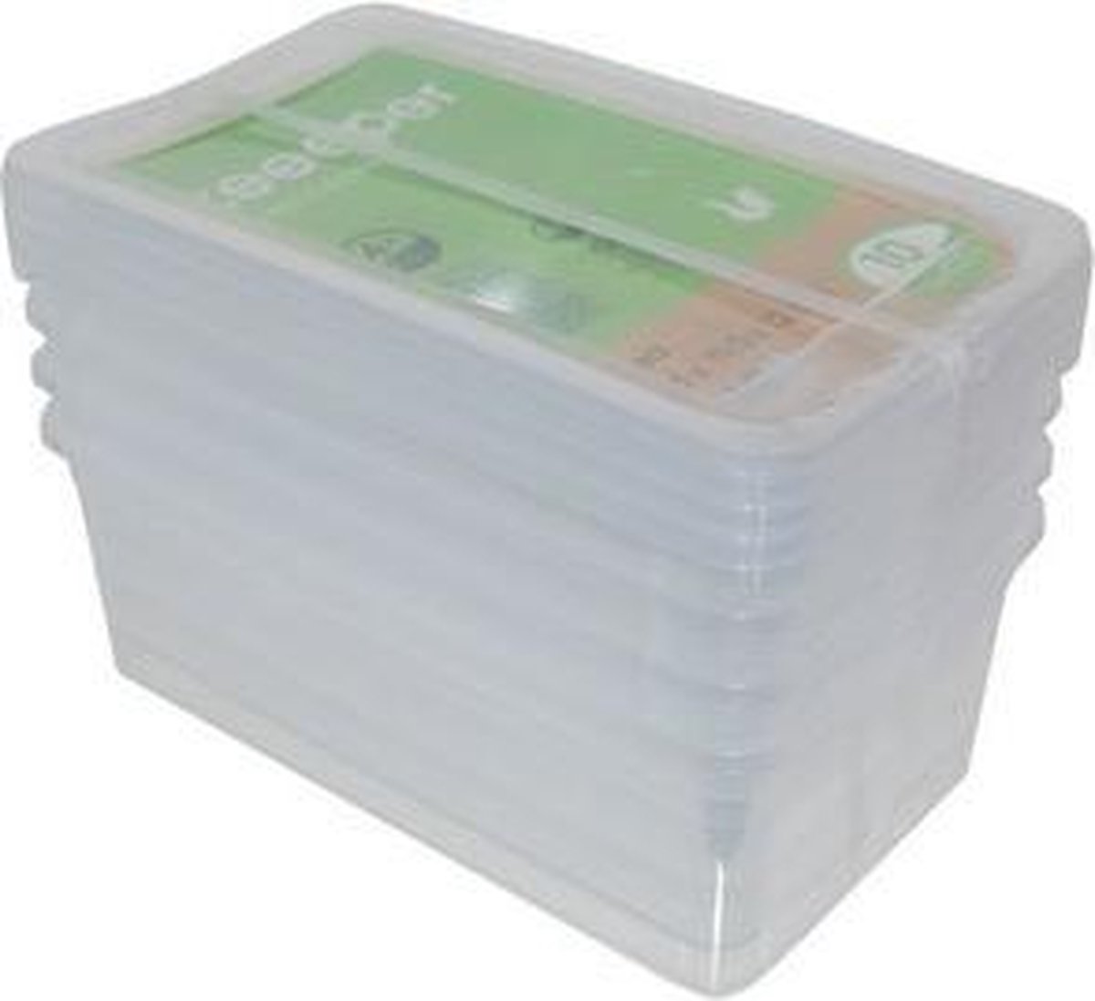Clearbox 32x20x12 -5,6 L Bea Transparant Set 4 Keeeper 30019