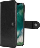 Xqisit Wallet Case portemonnee hoesje book case iPhone XR - Zwart