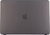 Apple MacBook Air 13 (2018-2020) Case - Mobigear - Glossy Serie - Hardcover - Zwart - Apple MacBook Air 13 (2018-2020) Cover