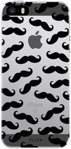 FLAVR iPlate Moustaches for iPhone 5/5S/SE black