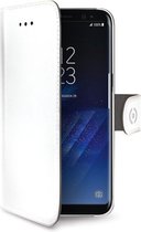 Celly Boekmodel Hoesje Samsung Galaxy S9 - Wit