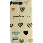 Mobilize Magnet Book Card Stand Case Huawei Ascend G6 3G I Love You