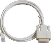 Mobigear Mini DisplayPort naar DVI Kabel 1.8 Meter - Wit