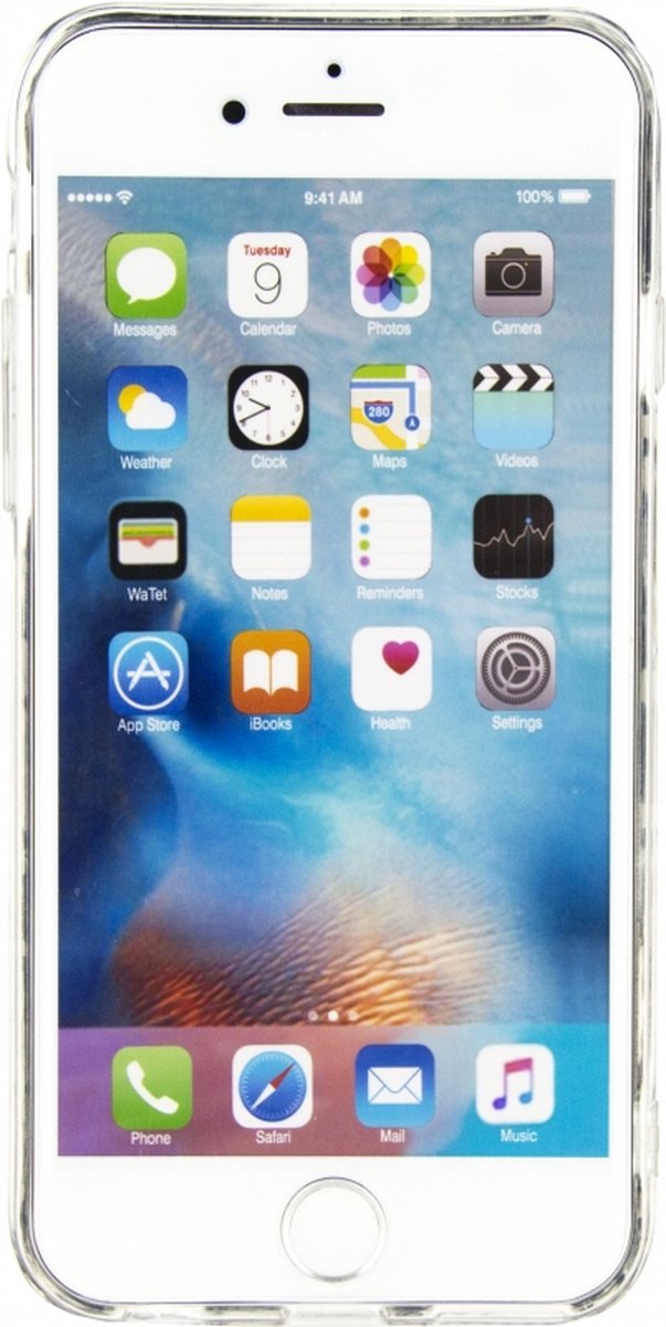 Xccess TPU/PC Case Apple iPhone 6/6S Prism Design Silver