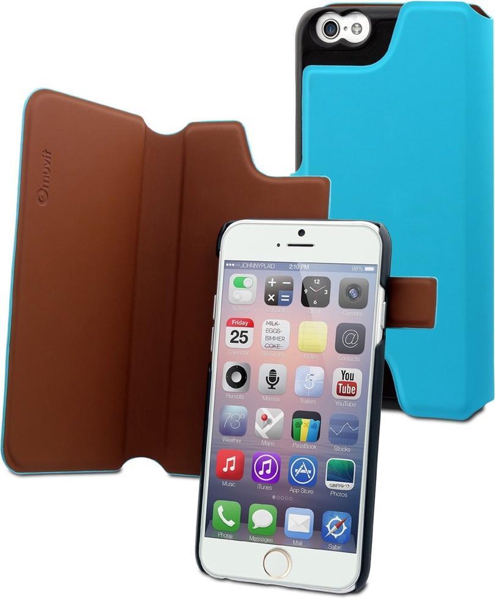 muvit iPhone 6+ Magic Reverso Case - Bruin/Turquoise
