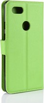 Google Pixel 3 XL Hoesje - Mobigear - Classic Serie - Kunstlederen Bookcase - Groen - Hoesje Geschikt Voor Google Pixel 3 XL