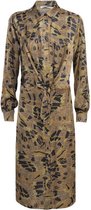 Summum Jurk Print Fantasie bruin M