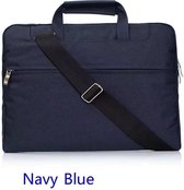 H.K. Laptop tas donkerblauw geschikt voor 11-12 inch