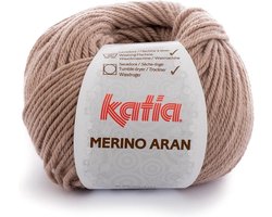 Katia Merino Aran - 74 donkerbeige - Merinogaren