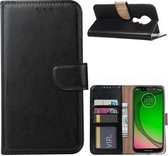 Xssive Hoesje voor Motorola Moto G7 Power - Book Case - Zwart