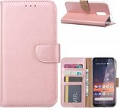 Xssive Hoesje voor Nokia 3.2 - Book Case - Rose Goud