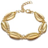 LGT JWLS Dames Armband Gouden Schelpen Goud
