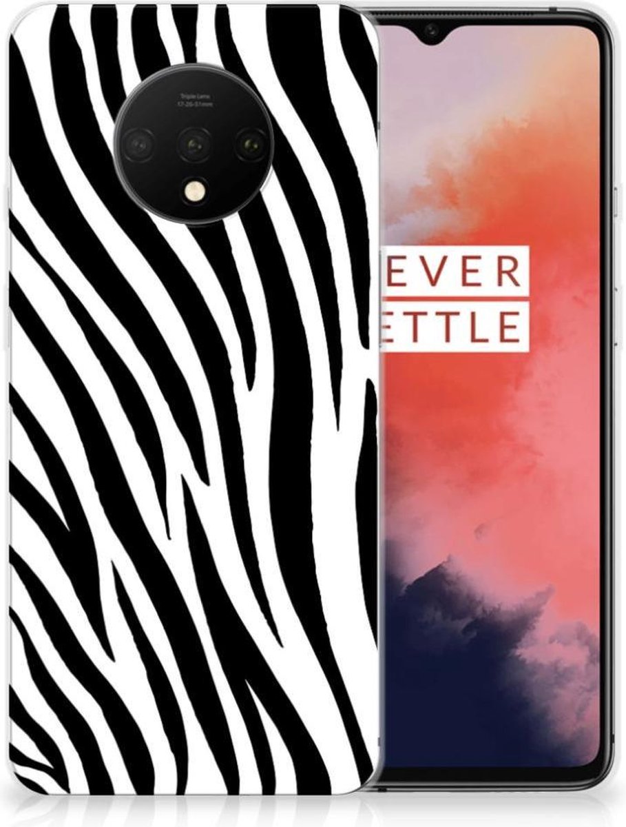 OnePlus 7T TPU Hoesje Zebra