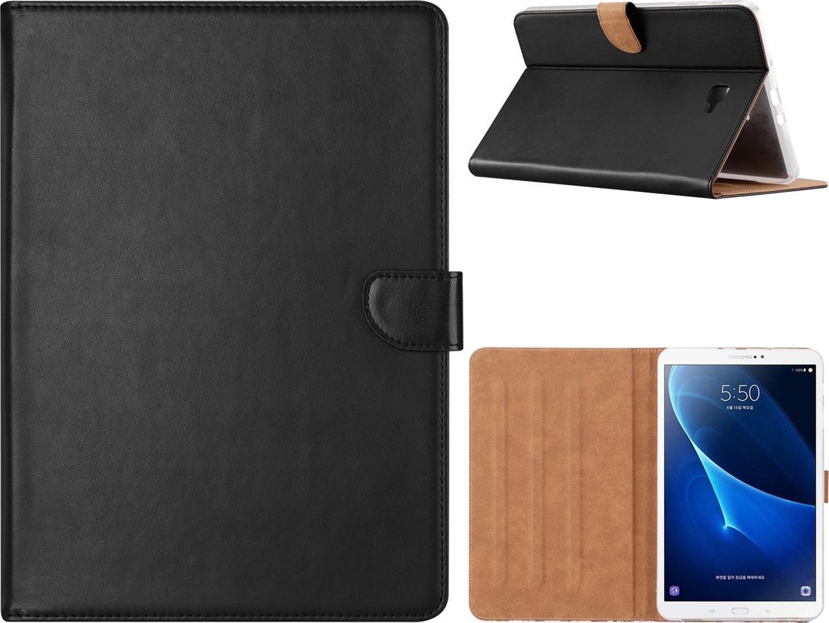 Xssive Tablet Book Case voor Samsung Galaxy Tab A 10.5 2018 T590 T595 - Zwart - Xssive