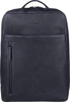 BURKELY Rain Riley Backpack Rugzak 15.6 inch laptopvak - Storm Blauw