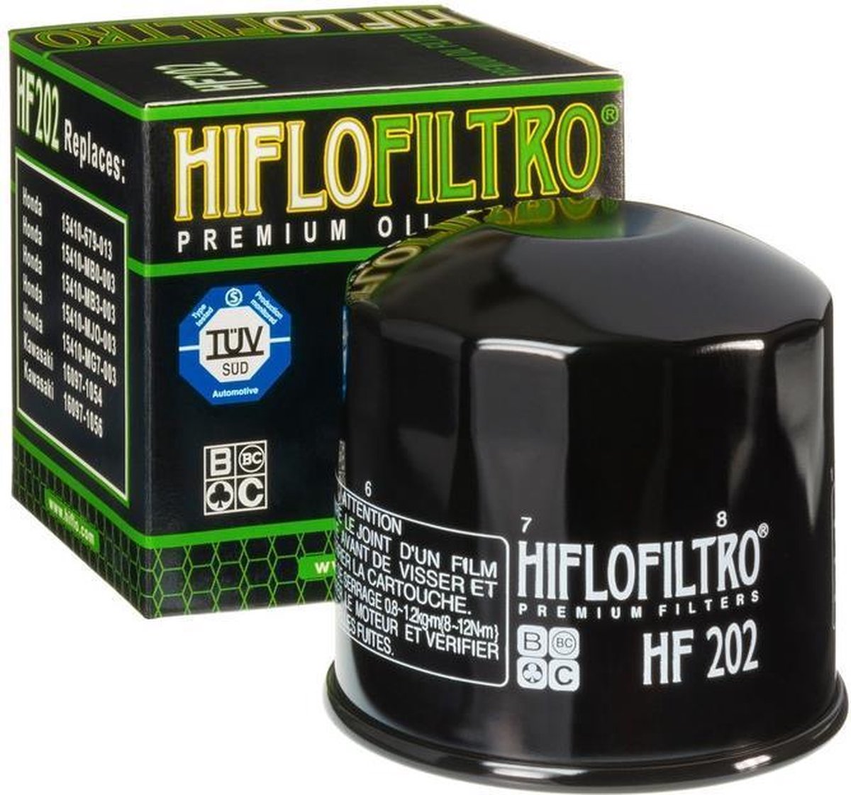 Filtre à huile Hiflofiltro pour Moto Honda 750 Vf C Magna 1982 à 1983 HF202 Neuf