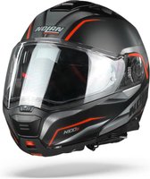 Nolan N100-5 Balteus 42 Flat Black Red Systeemhelm - Motorhelm - Maat L
