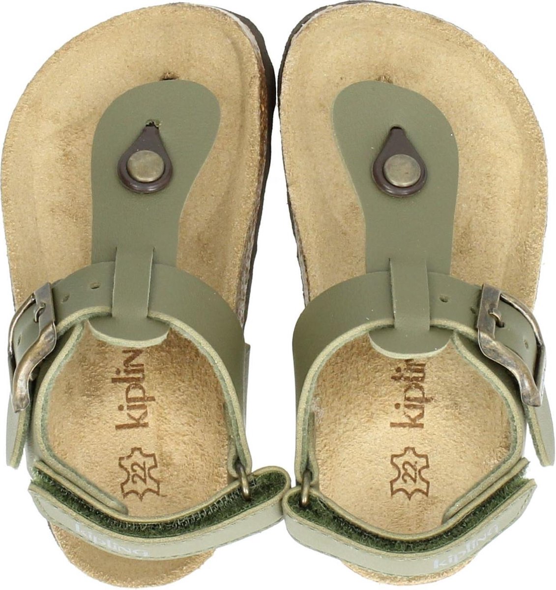 Kipling Jongens Sandalen Juan 3 - Groen - Maat 31