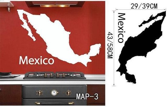 3D Sticker Decoratie World Map Wall Stickers Home Decoration Adesivo De ...