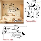 3D Sticker Decoratie Live Laugh Love Quotes Muurstickers Zooyoo1002 Home Decoraties Adesivo De Paredes Verwijderbare Diy Muurstickers Citaat Zeggen Woorden - AW9074 / Large