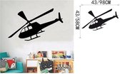 3D Sticker Decoratie Gepersonaliseerd vliegtuig Vinyl muurstickers Kinderkamer Sticker Jet Art muurstickers muurschildering voor kinderen kamers Helicopter Home Decoration - Jet6 /