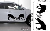 3D Sticker Decoratie Grappig Creatief Cartoon Kat Decoratie Auto Stickers Auto Voertuig Raam Dierlijke stickers Auto Buiten Styling Decoratie - Car29 / Large