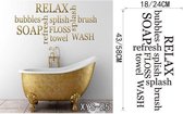 3D Sticker Decoratie Creatief Toilet Badkamer Muurstickers Toiletbehang Waterdicht Muurstickers Decoratieve poster Woondecoratie - XYS-25 / Large