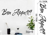 3D Sticker Decoratie Nieuwe Bon Appetit Voedsel Muurstickers Keuken Kamer Decoratie DIY Vinyl Adesivo De Paredes Posters Behang Thuis Decals Art - Bon3 / Big