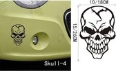 3D Sticker Decoratie Mexicaanse Suiker Schedel Kantoor Stickers Dia De Los Muertos Vinyl Muursticker Sticker Adesivo De Parede Home Decor Muurschildering - Skull4 / Small