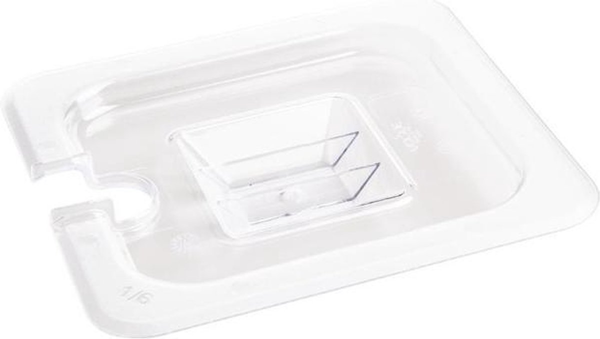 Polycarbonaat Deksel Met Lepeluitsparing - GN1/6 - Vogue U254