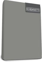 Dormisette Mako Jersey Topdek hoeslakens 80 x 210 cm grijs
