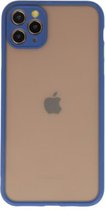 Hoesje Geschikt voor de iPhone 11 Pro Max - Hard Case Backcover Telefoonhoesje - Blauw