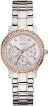 GUESS Watches -  W0305L3 -  Horloge -  Vrouwen -  RVS - Zilverkleurig/ Rosékleurig -  34,5  mm